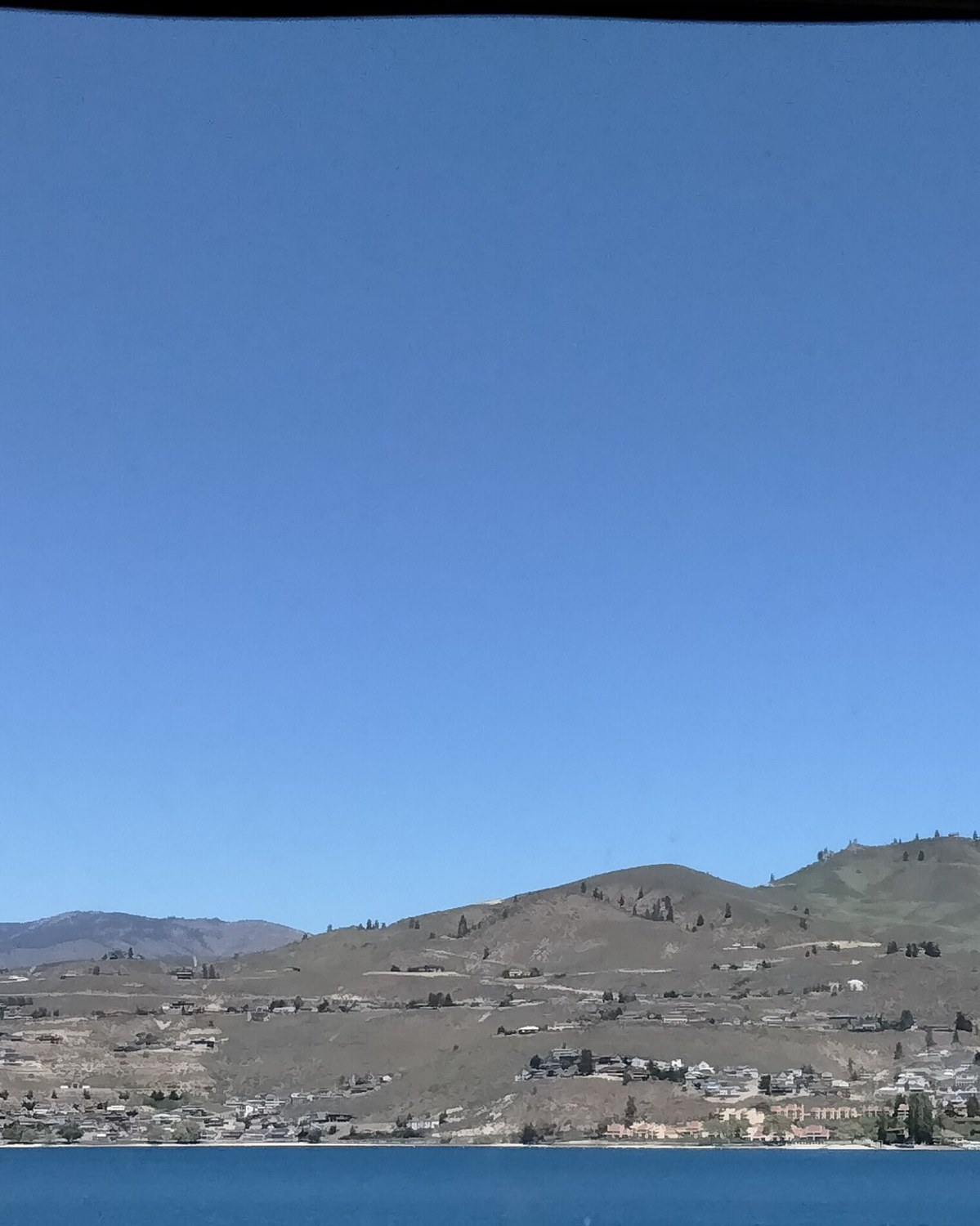 Waterfront homes along Lake Chelan
