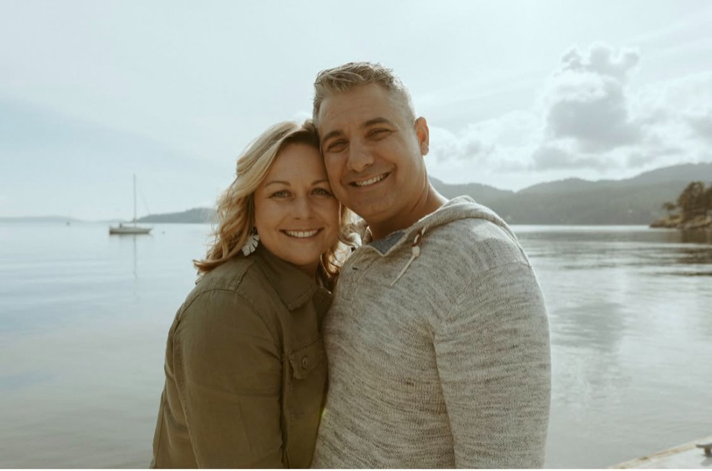 Todd and Kristen Crisman at the lake